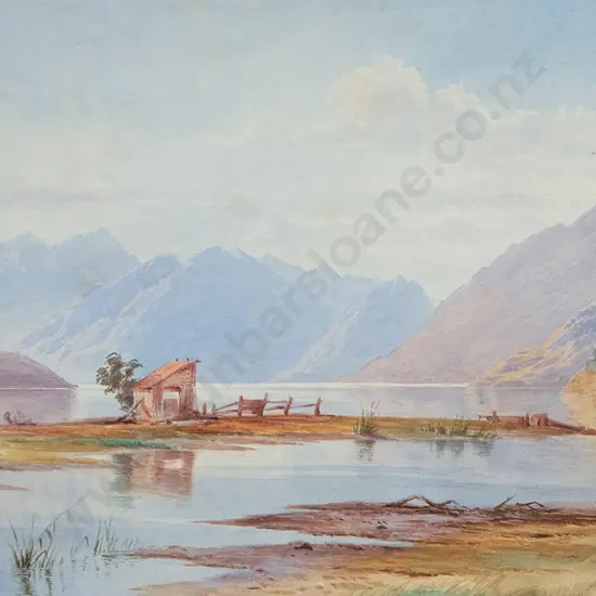 L W Wilson - Lake Wakatipu from Kinloch