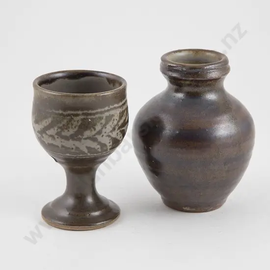 Mirek Smisek Wine Goblet & Small Vase
