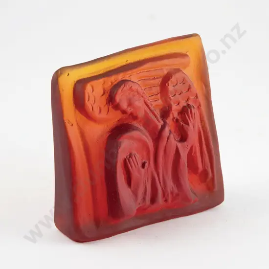 Graeme Hitchcock Cast Glass Plaque