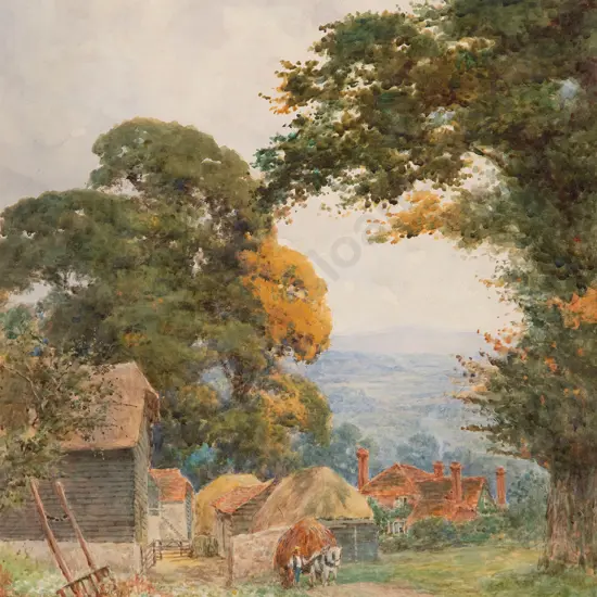 C N Worsley - Picturesque English Farming Village