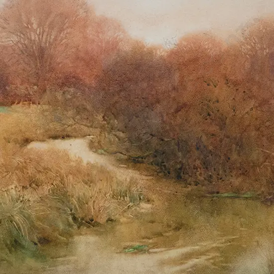 Hugh L Norris - A Bend in the Stream