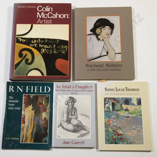 Five New Zealand Male Artist Volumes