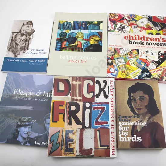 Six Various Art Reference Books