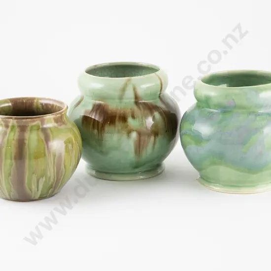 Three Crown Lynn Vases