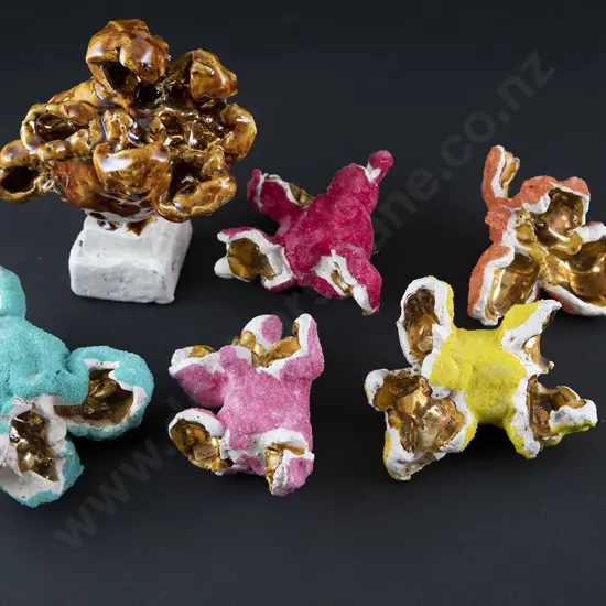 Madeleine Childs - Coloured Popcorn Wall Hanging & One Freestanding (6)