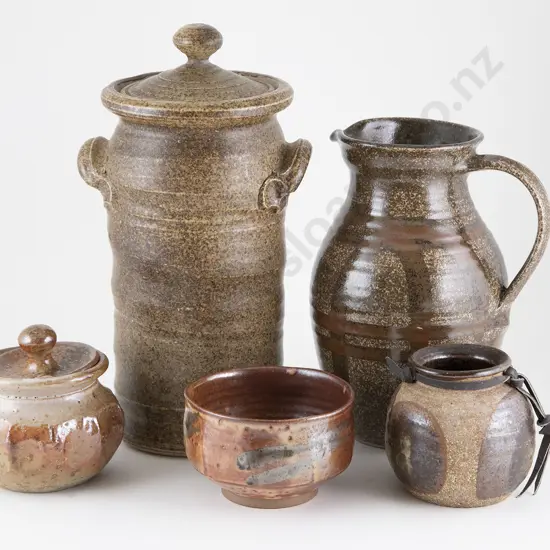 Five Assorted Pieces NZ Pottery