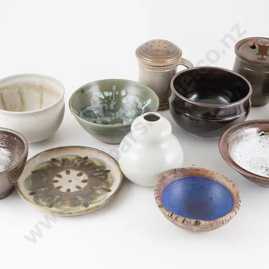 Eleven Pieces of Assorted NZ Pottery