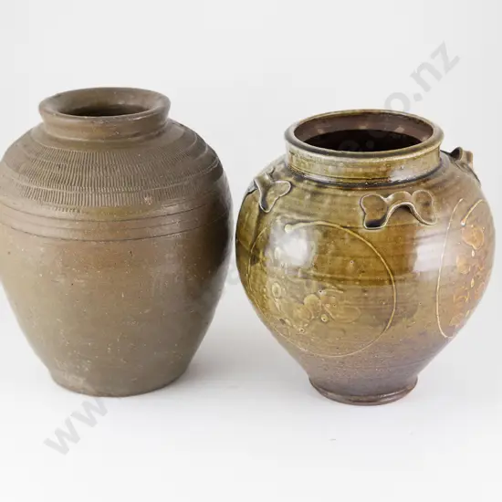 Two Ovoid Vases