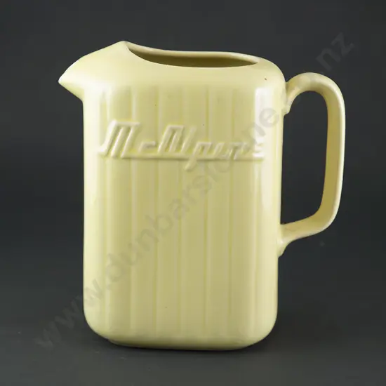 Crown Lynn Lemon Yellow McAlpine Refrigerator Jug