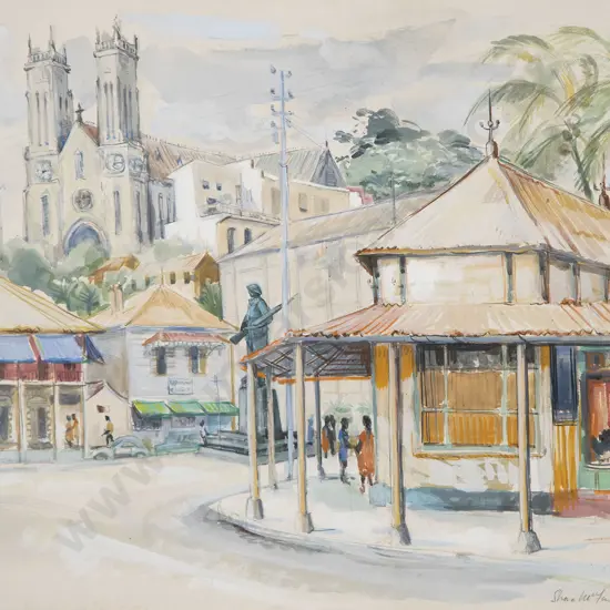 Shona McFarlane - Townscape in Noumea