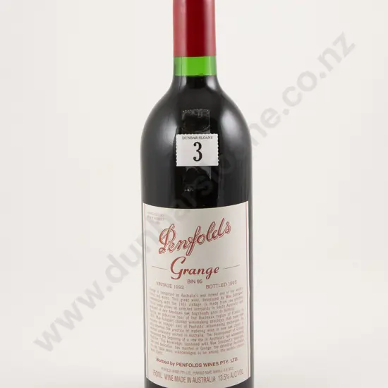 1 bottle Penfolds Bin 95 Grange 1992