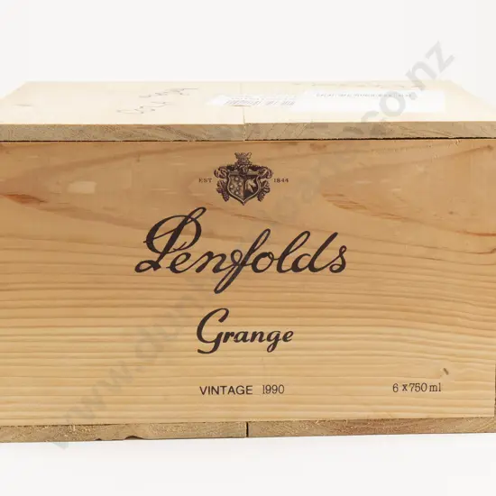 6 bottles Penfolds Grange Vintage 1990