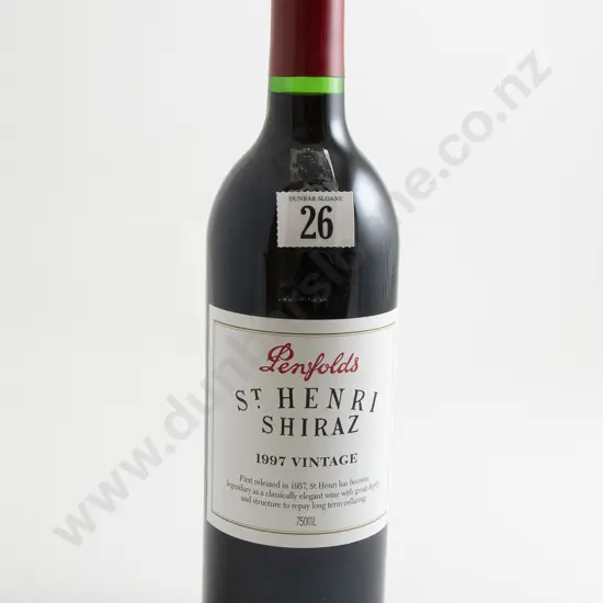 1 bottle Penfolds St Henri Shiraz 1997