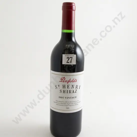 1 bottle Penfolds St Henri Shiraz 1997