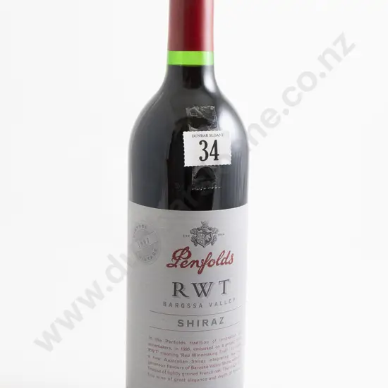 1 bottle Penfolds RWT Barossa Valley Shiraz 1997