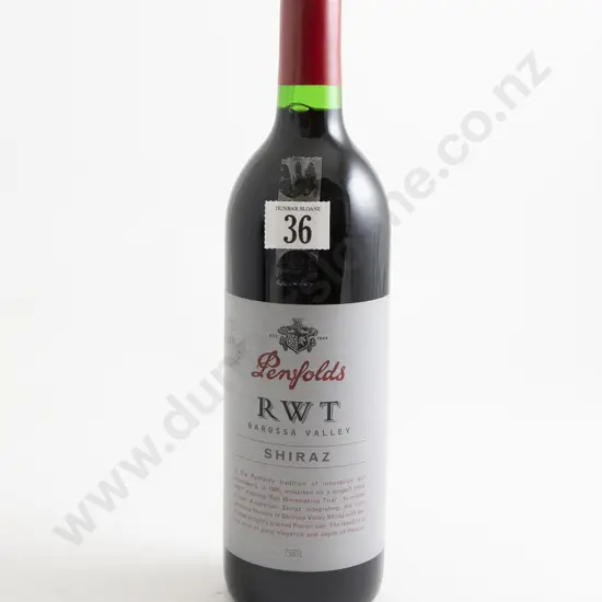 1 bottle Penfolds RWT Barossa Valley Shiraz 1998