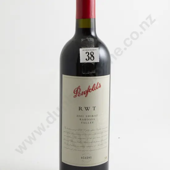1 bottle Penfolds RWT Barossa Valley Shiraz 2001