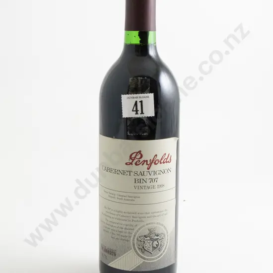 1 bottle Penfolds Bin 707 Cabernet Sauvignon 1998