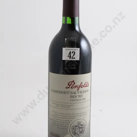 1 bottle Penfolds Bin 707 Cabernet Sauvignon 1998
