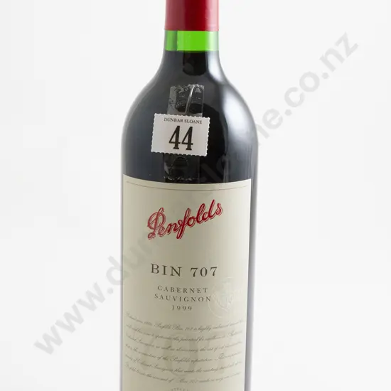 1 bottle Penfolds Bin 707 Cabernet Sauvignon 1999