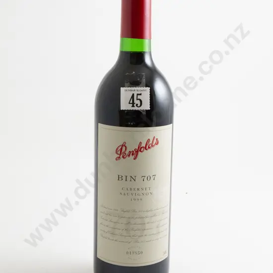 1 bottle Penfolds Bin 707 Cabernet Sauvignon 1999