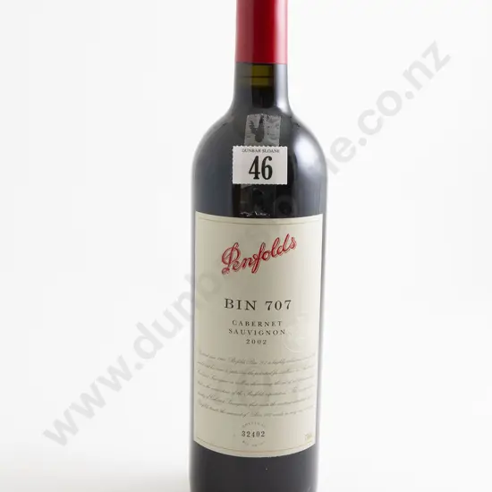 1 bottle Penfolds Bin 707 Cabernet Sauvignon 2002