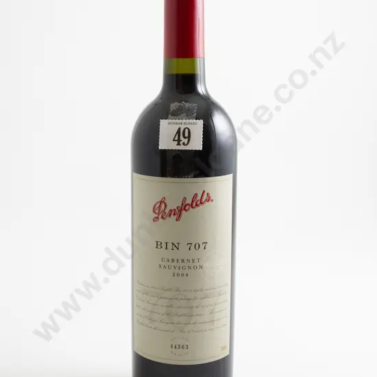 1 bottle Penfolds Bin 707 Cabernet Sauvignon 2004