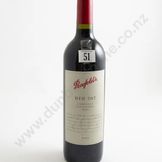 1 bottle Penfolds Bin 707 Cabernet Sauvignon 2005