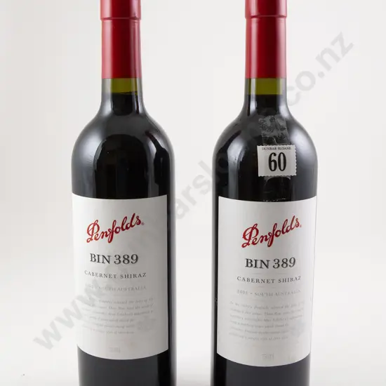 2 bottles Penfolds Bin 389 Cabernet Shiraz 2005