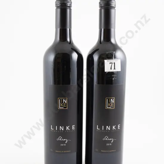 2 bottles Linke "Stonewell Block" Barossa Valley Shiraz 2016