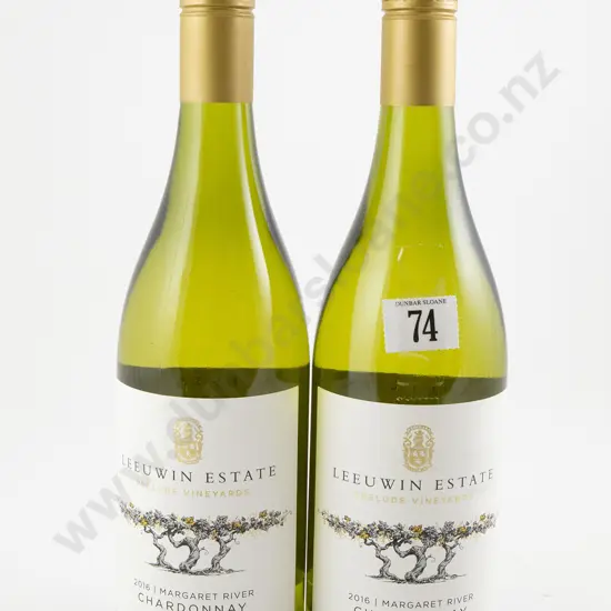 2 bottles Leeuwin Estate Margaret River Chardonnay 2016
