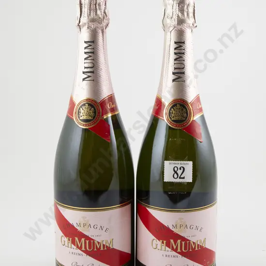 2 bottles G.H.Mumm Brut-Rose