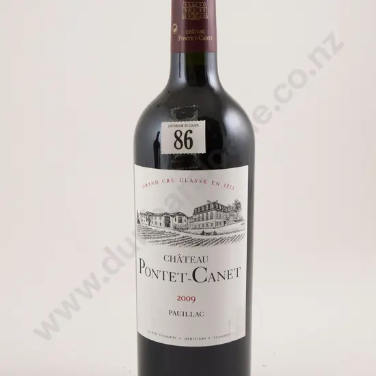 1 bottle Chateau Pontet-Canet Pauillac 2009