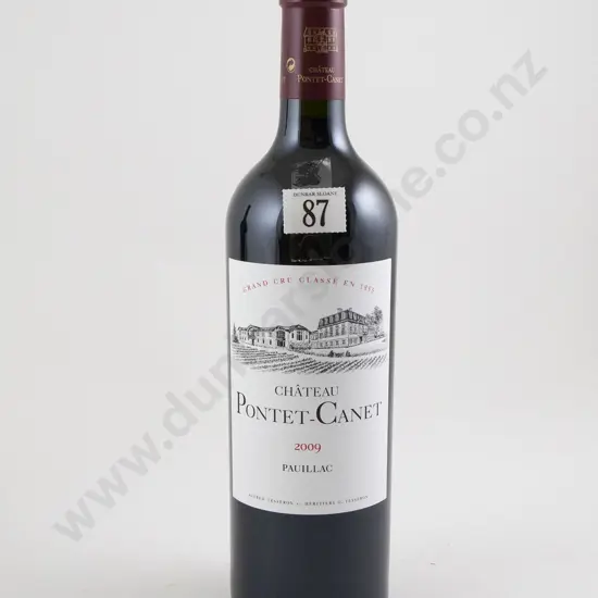 1 bottle Chateau Pontet-Canet Pauillac 2009