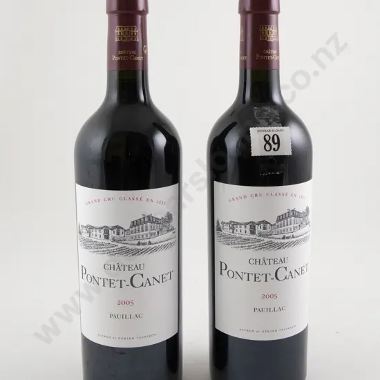2 bottles Chateau Pontet-Canet Pauillac 2005