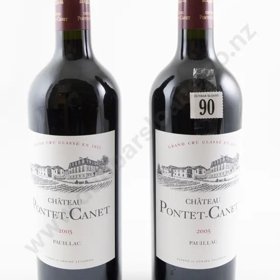 2 bottles Chateau Pontet-Canet Pauillac 2005