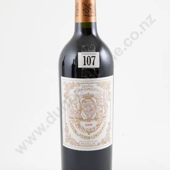 1 bottle Ch. Pichon-Longueville au Baron de Pichon-Longueville Pauillac 2009