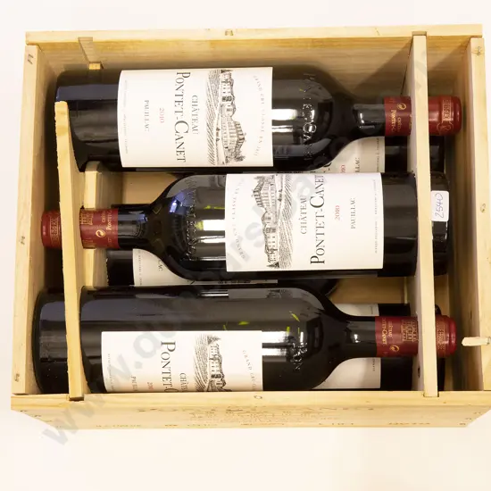 1 crate (6 bottles) Chateau Pontet-Canet Pauillac 2010