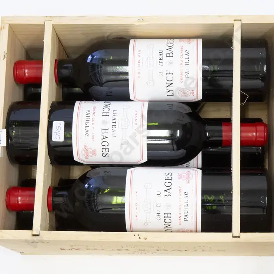 1 crate (6 bottles) Chateau Lynch Bages Pauillac 2009