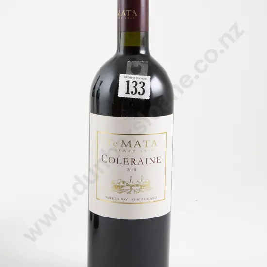 1 bottle Te Mata Estate Coleraine 2010