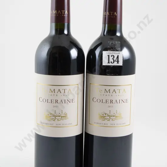 2 bottles Te Mata Estate Coleraine 2010