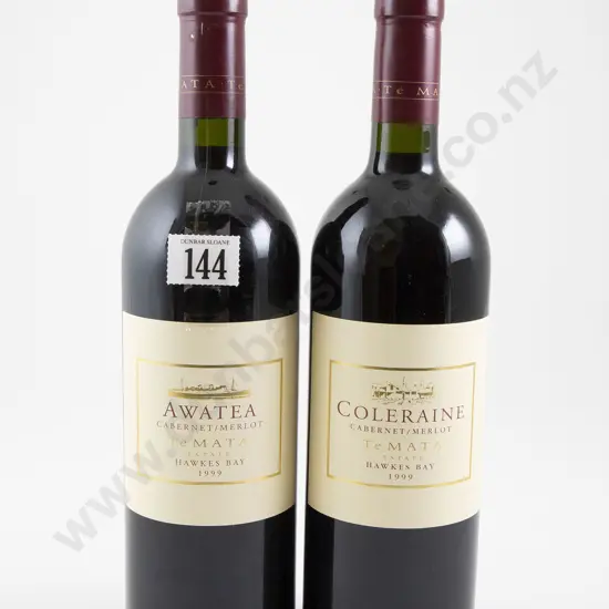 2 bottles Te Mata Estate Awatea Cabernet/Merlot 1999