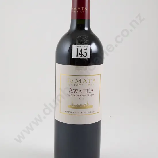 1 bottle Te Mata Estate Awatea Cabernet/Merlot 2015