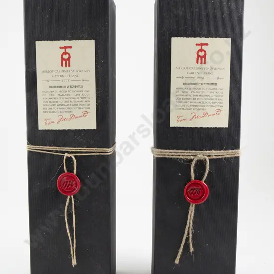 2 bottles Church Road "Tom" 1998