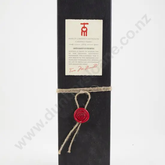 1 bottle Church Road "Tom" 1998