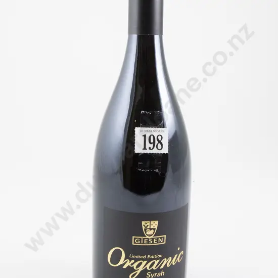 1 bottle Giesen "Limited Edition" release Marlborough Organic Syrah 2016