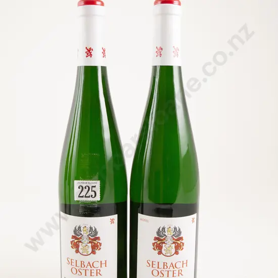 2 bottles Selbach Oster Zetinger Schlossberg Riesling Auslese 2018
