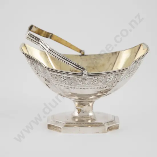 Geo III S/S Sugar Basket