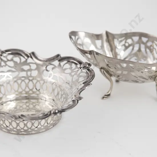 Two S/S Bon Bon Dishes