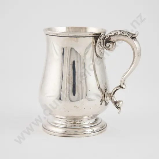 Vict S/S Footed Baluster Tankard